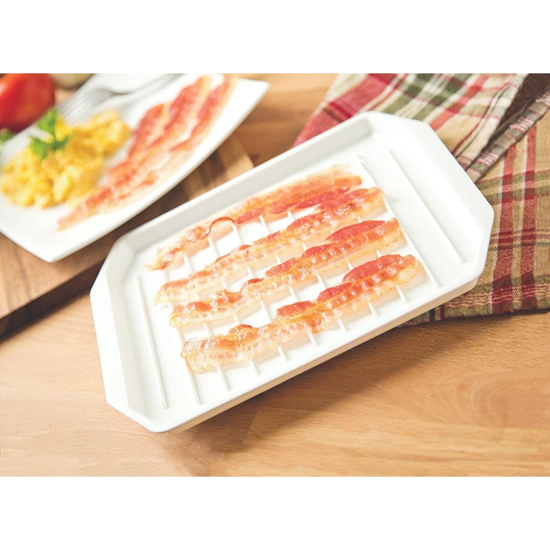 Assiette pour la cuisson de bacon au micro-ondes - Fox Run - Doyon
