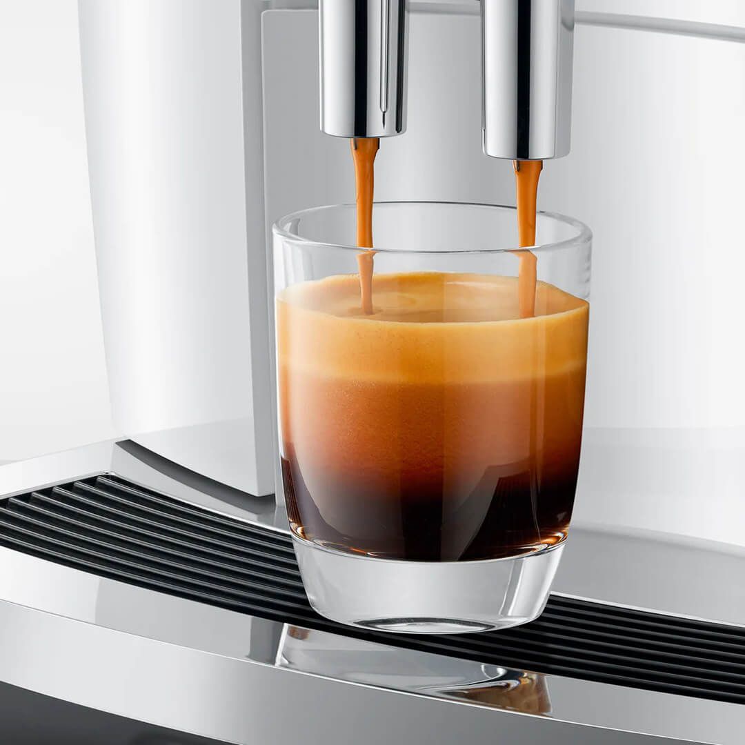 Machine à café Impressa E4 - Blanc piano - Jura - Doyon Després