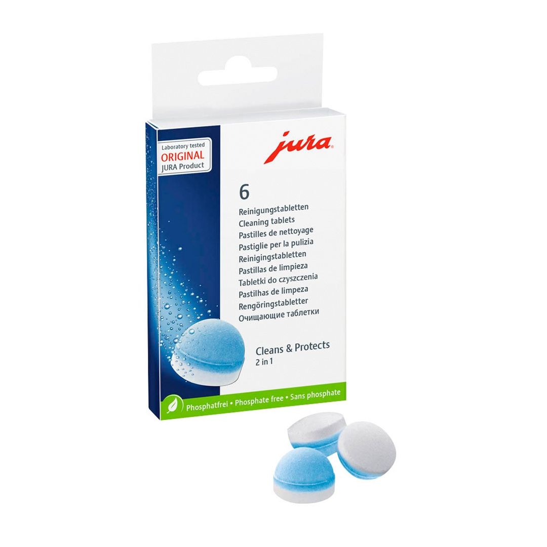 Pastilles de nettoyage trois phases - 6 pastilles - Jura - Doyon