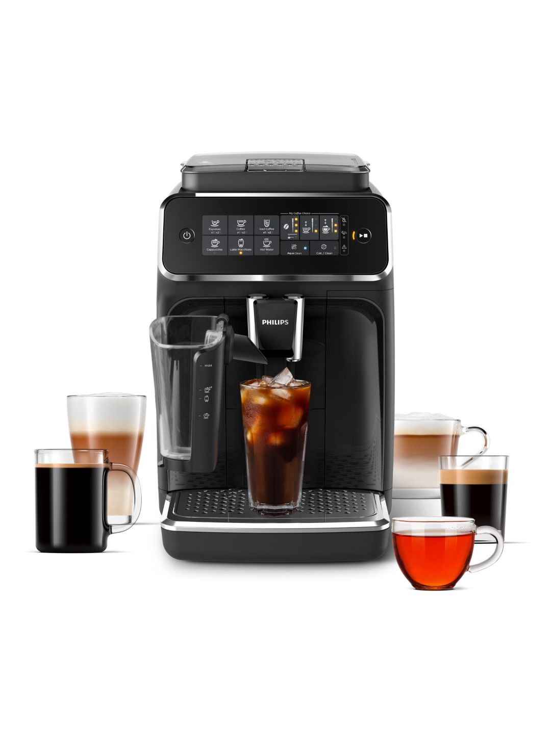 Machine à espresso automatique 3200 avec LatteGo - Noir - Philips - Doyon  Després