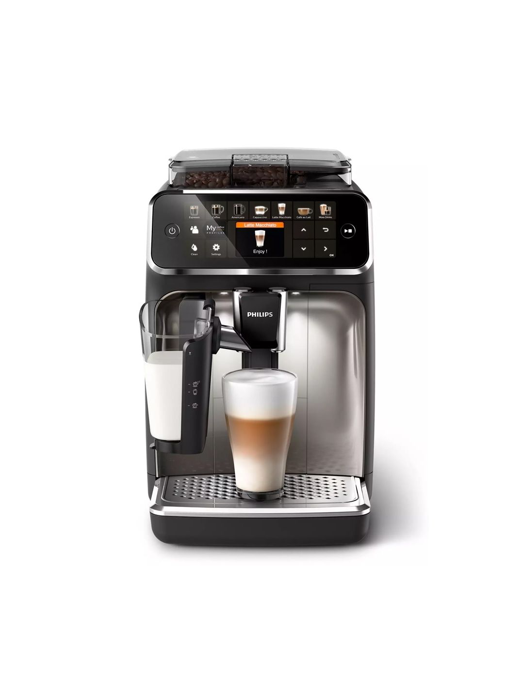 Machine à café automatique 5400 avec réservoir à lait - Noir - Philips -  Doyon Després