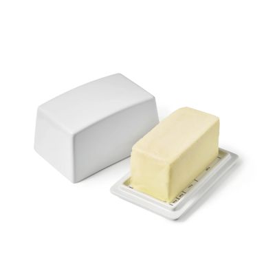 1 lb Ceramic Butter Pan w/ Measurement 