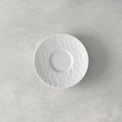 4.75" Saucer for Half Cup - Manufacture Rock White