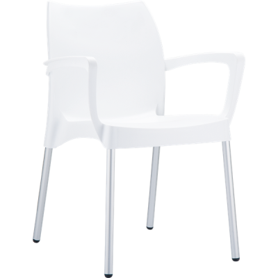 Vita Resin Chair - White