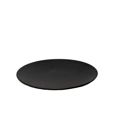 10" Coupe Shape Plate - Black