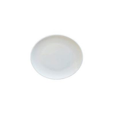 7" Crown White Round Coupe Plate