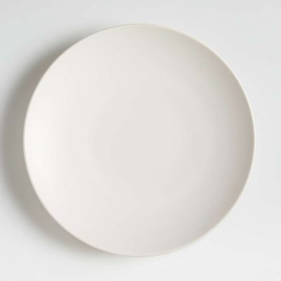 White Porcelain Flat Plate 11 1/4''  – Dune 