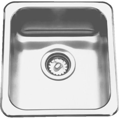 Bowl sink without backsplash