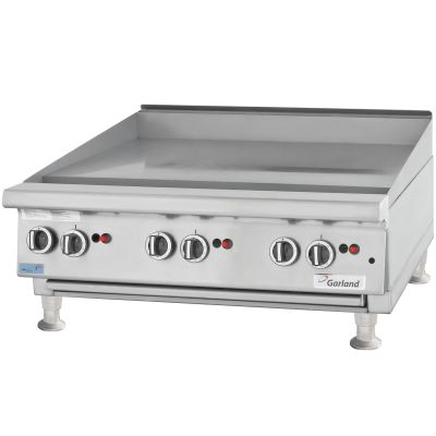 36" Natural Gas Chrome-Plated Countertop Griddle - 96,000 BTU