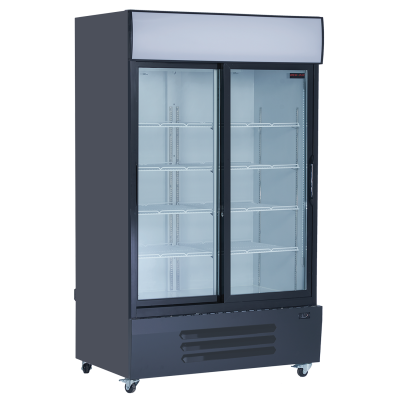 Double Sliding Glass Door Refrigerator - 55" 
