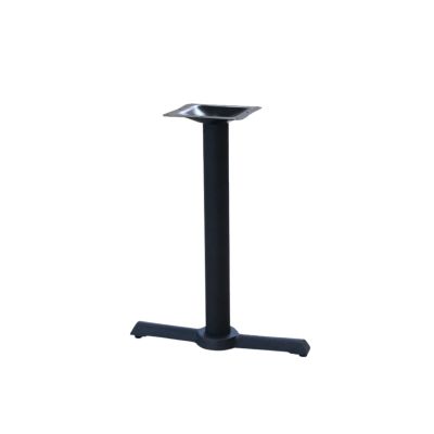 pied de table en forme de T couleur noire