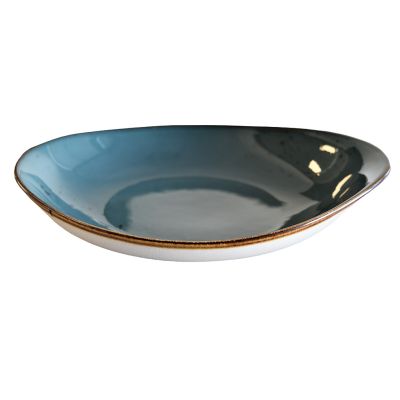 11"x 9.5" Oval bowl - Blue